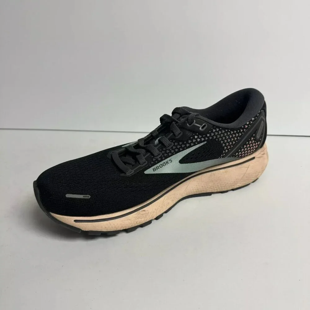 Brooks Womens Ghost 14 Running Shoe Black Size 8.5 M